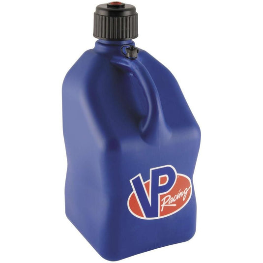 VP Racing 4 Pack Blue 5.5 Gallon Square Utility Jugs + 2 Deluxe Fill Hoses