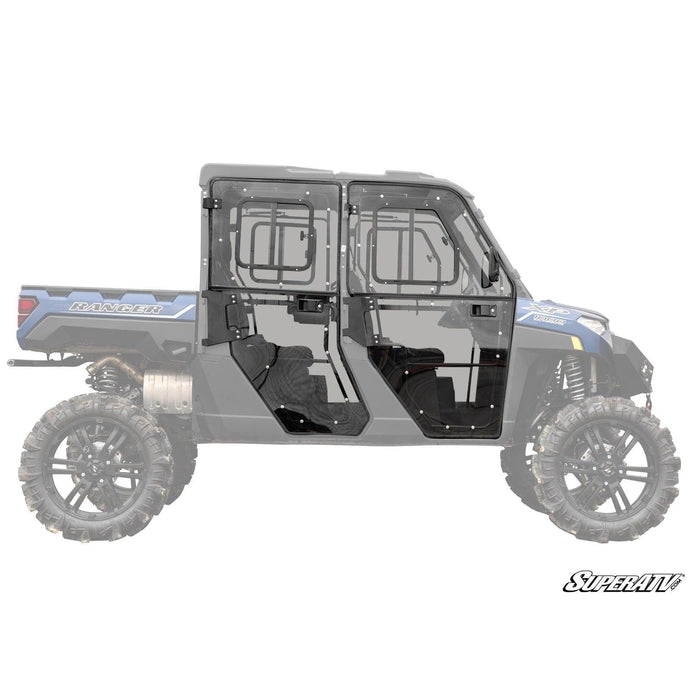 SuperATV Polaris Ranger XP 1000 Crew Convertible Cab Enclosure Doors DOOR-P-RAN1K4-001-72