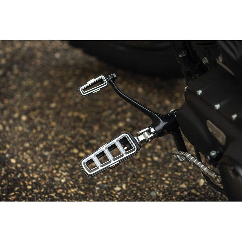 Load image into Gallery viewer, Kuryakyn Dillinger Footpegs With Male Mount Adaptor Silver
