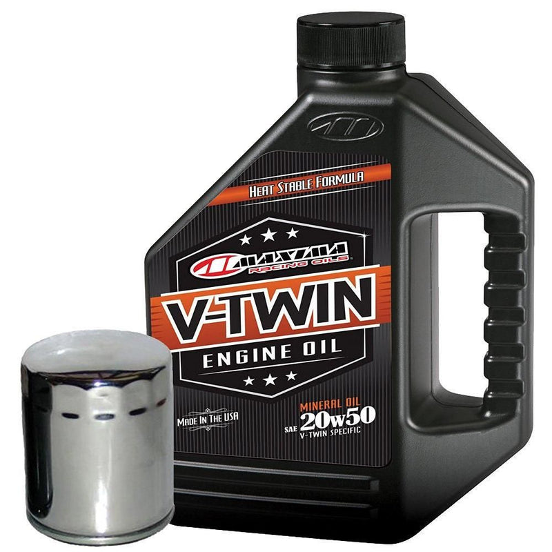 Load image into Gallery viewer, Engine Oil Change Kit for Harley Davidson Evolution V-Twin HF170C Maxima HIFLO
