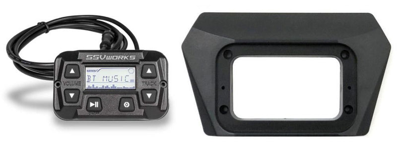 Load image into Gallery viewer, SSV Works MRB3S Media Player With Dash Panel Kit For Polaris RZR XP 1000 19-22
