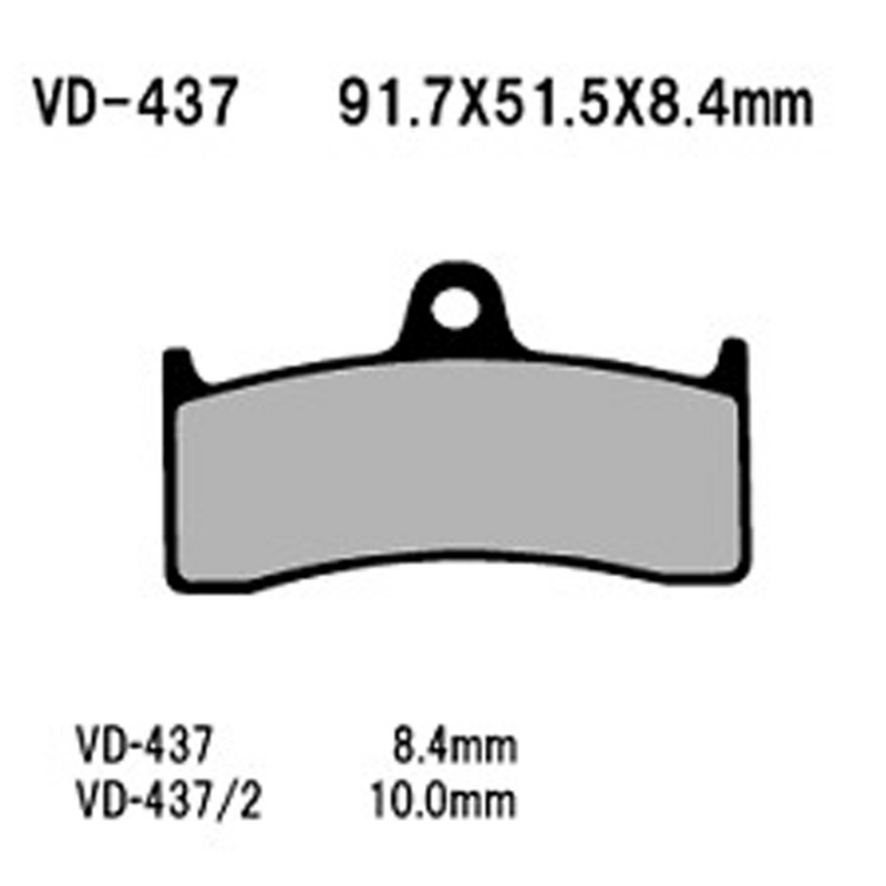 Load image into Gallery viewer, Vesrah Brake Pads (Vd-437Rjl) VD-437RJL
