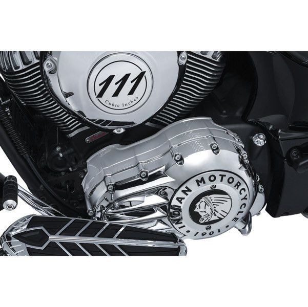 Load image into Gallery viewer, Kuryakyn Classic Chrome Inner Primary Cover Accent Trim Indian Chief New 5643
