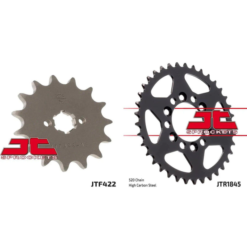 Load image into Gallery viewer, Front &amp; Rear Sprocket Kit for YAMAHA BW200 N,S,T,U 85-88 JT Sprockets
