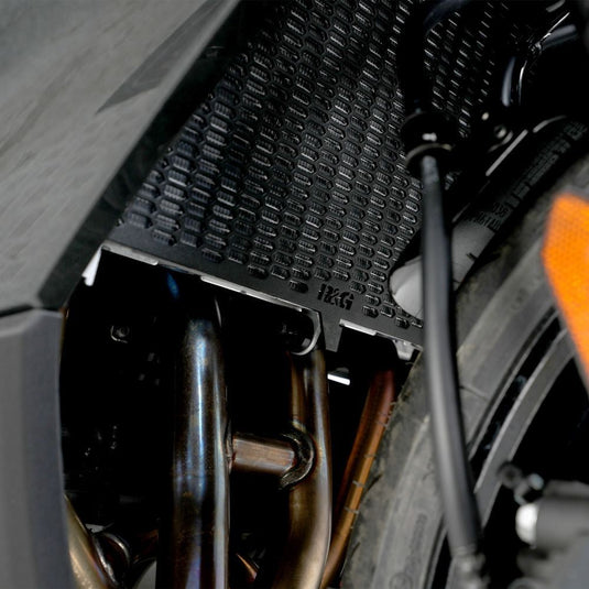 R&G Racing Matt Black PRO Radiator Guard For 2020-2024 Kawasaki Ninja 1000SX ZX1000