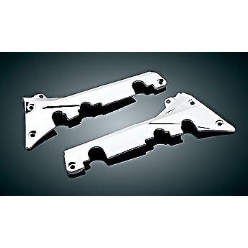 Load image into Gallery viewer, KURYAKYN CHROME PASSENGER FLOORBOARD SIDECOVERS 2001-2016 HONDA GOLD WING GL1800
