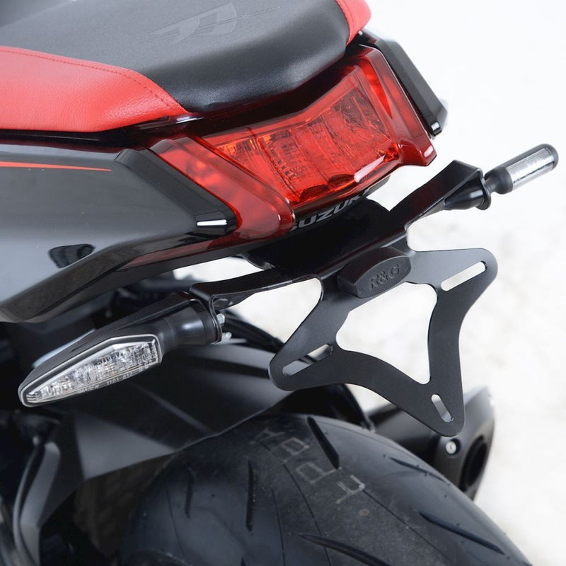 Load image into Gallery viewer, R&amp;G Racing Black Tail Tidy License Plate Holder For 2019-2024 Suzuki Katana 1000
