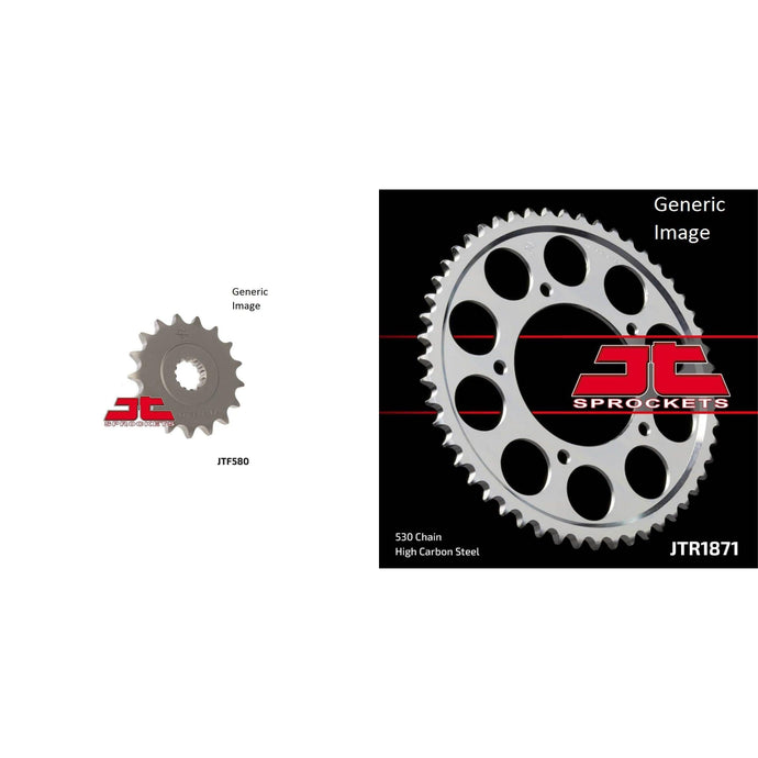 Front & Rear Sprocket Kit for Street YAMAHA YZF-R6 1999-2002