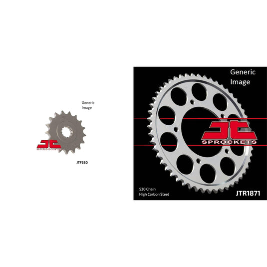Front & Rear Sprocket Kit for Street YAMAHA YZF-R6 1999-2002