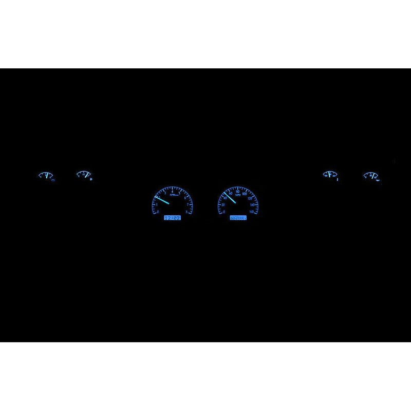 Load image into Gallery viewer, Dakota Digital 1973-1977 Chevrolet Malibu/Monte Carlo/El Camino/GMC Sprint VHX Silver Blue Display Gauge Kit VHX-73C-CVL-S-B
