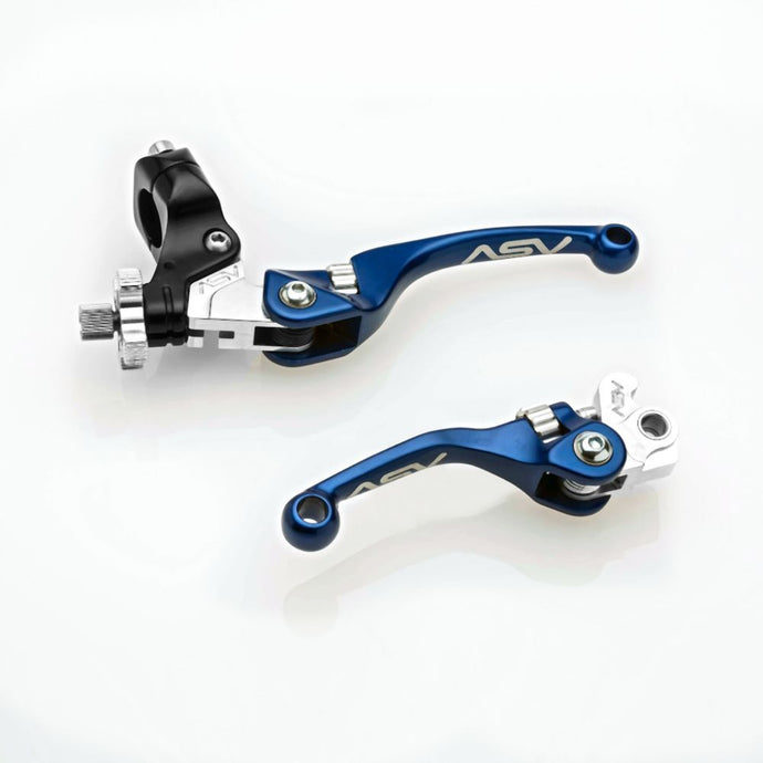 ASV Blue F4 Offroad Model Clutch + Brake Lever Pair Pack BCF40106SX-B