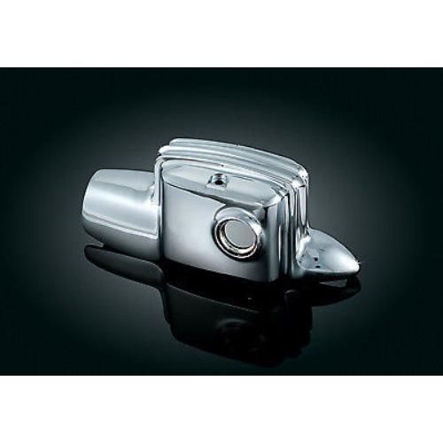 Load image into Gallery viewer, Kuryakyn Chrome Deluxe Rear Master Cylinder Cover Accent Harley Touring 08-2017
