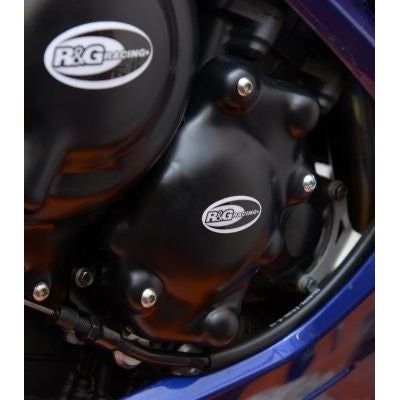Load image into Gallery viewer, R&amp;G Racing Black Engine Case Covers For 2013-2016 Triumph Daytona 675 ABS
