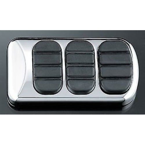 KURYAKYN CHROME ISO BRAKE PEDAL PAD FOR 1980-2017 HARLEY FL TOURING EACH 8027