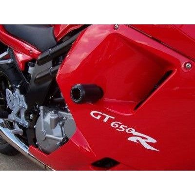 Load image into Gallery viewer, R&amp;G Racing Black Classic Style Crash Protectors For 2009-2017 Hyosung GT650R
