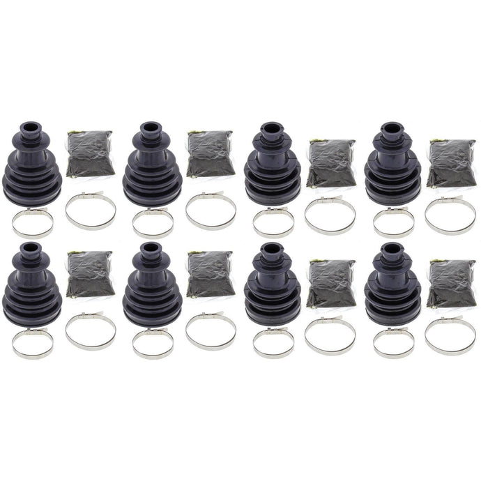 Complete Front & Rear Inner & Outer CV Boot Repair Kit RZR 900 50 55 INCH 15-16