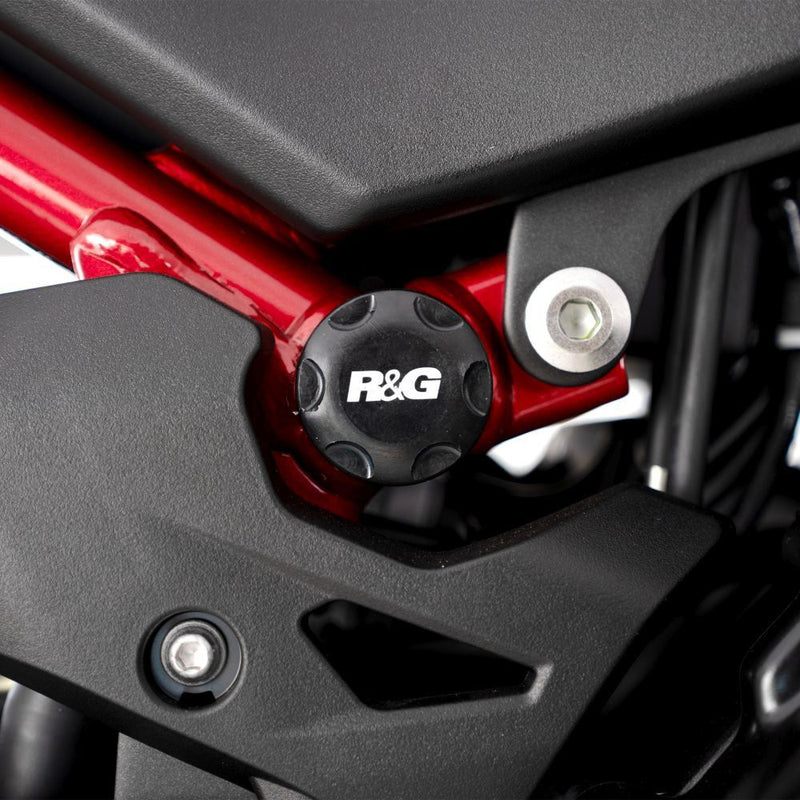 Load image into Gallery viewer, R&amp;G Racing Black Frame Plug RHS For 2024-2025 Benelli TNT 125
