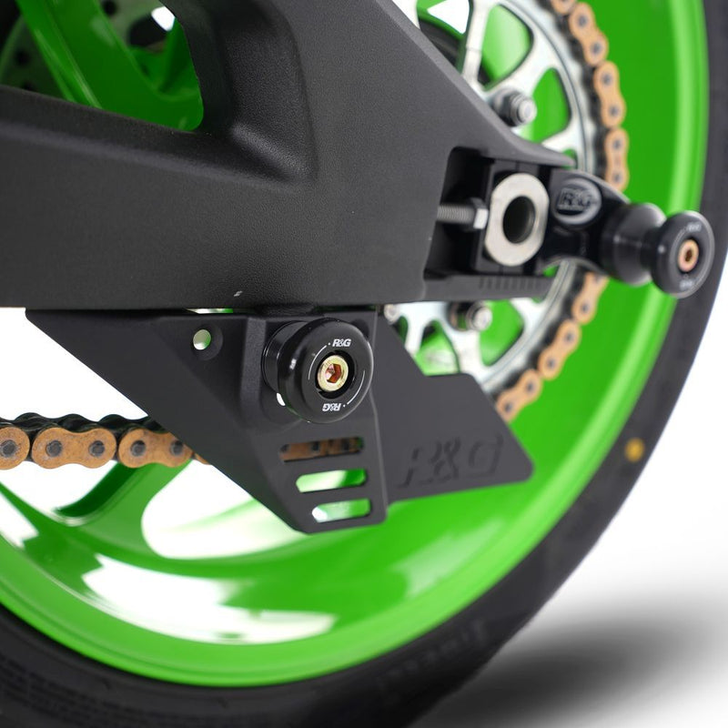 Load image into Gallery viewer, R&amp;G Racing White Cotton Reels For 2016-2019 Kawasaki Ninja ZX10R ZX1000
