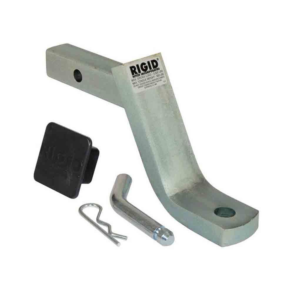 Ball Mount Kit with 4 Inch Drop or 3-3/8 Inch Rise, 6 Inch Length - Fits 1-1/4 inch Class II Receivers, 3,500 lb. Tow Capacity