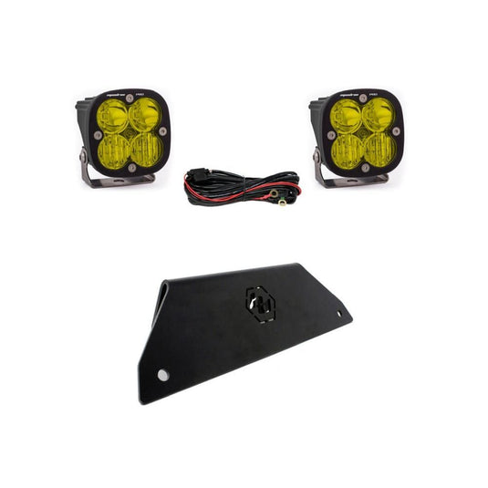 Baja Designs Lower Bumper LED Light Kit Squadron Pro Series Driving/Combo Pattern Baja Amber Lens For Polaris RZR Pro XP 2020-2022 447172