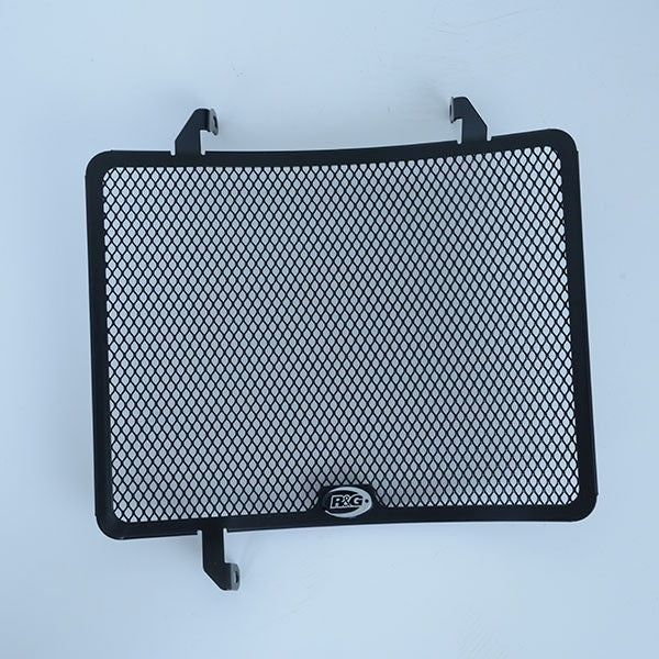 Load image into Gallery viewer, R&amp;G Racing Black Aluminum Radiator Guard For 2015-2016 Triumph Street Triple Rx
