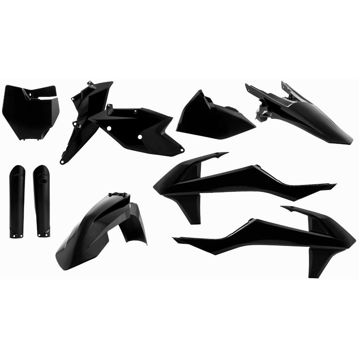 Acerbis Black Full Plastic Kit for KTM - 2421060001