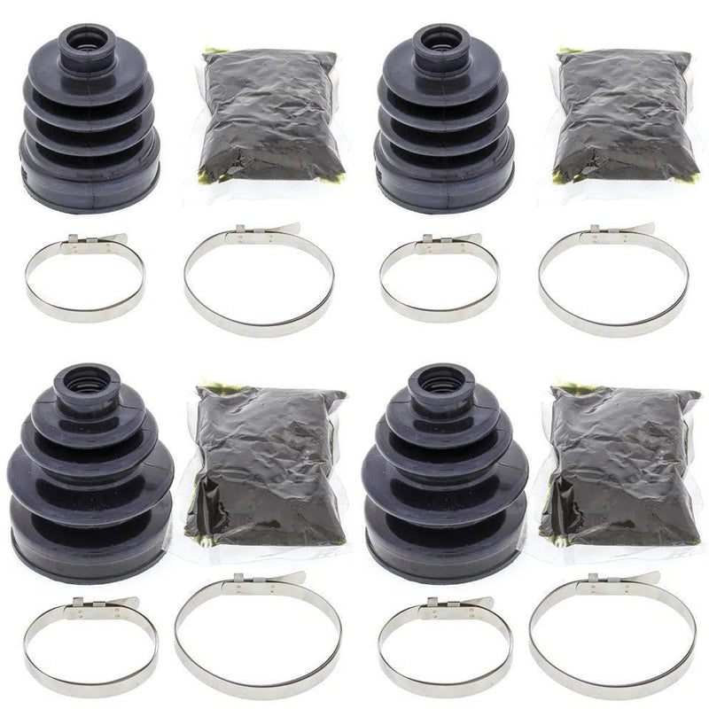 Load image into Gallery viewer, Complete Front Inner &amp; Outer CV Boot Repair Kit Yamaha YFM400 Kodiak 4WD 93-06
