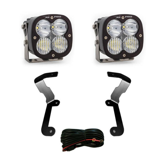 Baja Designs A-Pillar Light Kit Pair XL Pro Series Driving/Combo Pattern Clear Lens 447876