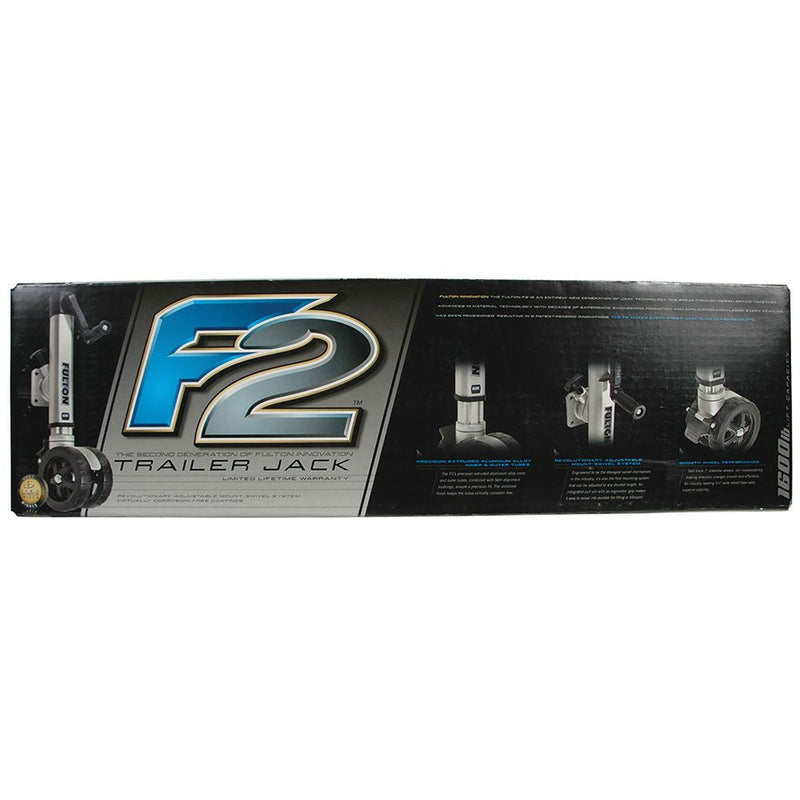 Load image into Gallery viewer, Fulton F2 Marine Trailer Jack, 1,600 lbs. Lift Capacity, Side Wind, Bolt-On Side Mount, 10 in. Travel
