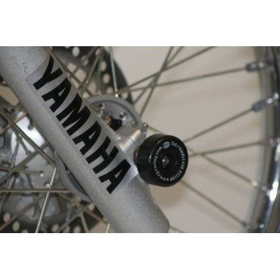 Load image into Gallery viewer, R&amp;G Racing Black Fork Protectors For 1974-1981 Yamaha DT125 R
