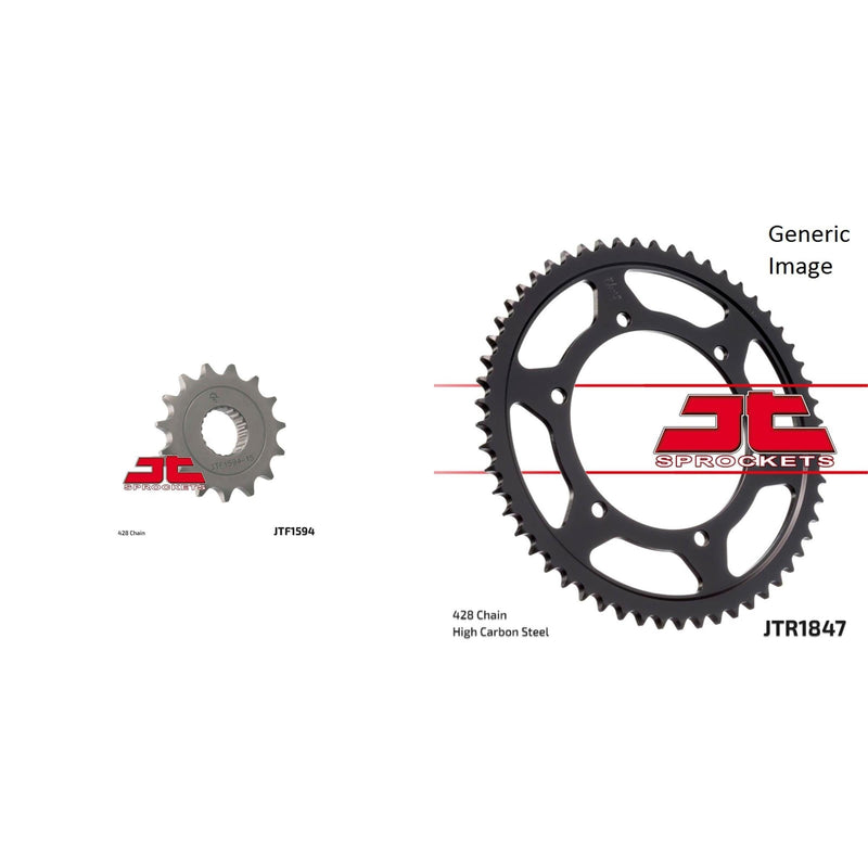 Load image into Gallery viewer, Front and Rear Steel Sprocket Kit for OffRoad YAMAHA XT250 2008-2015
