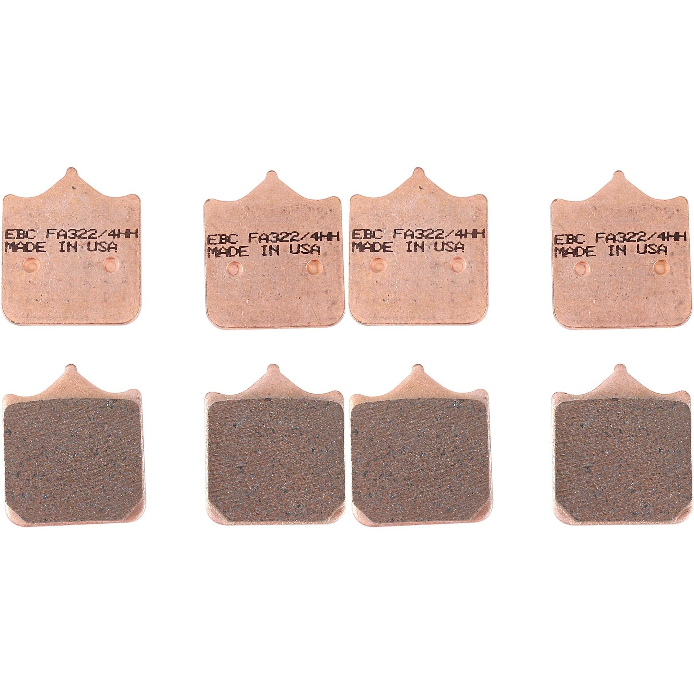 EBC Brake Pad Front Kit FA322/4HH for Ducati 749 S Mono 2004-2006