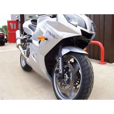 Load image into Gallery viewer, R&amp;G Racing Black Fork Protectors For 1983 Triumph Daytona 600
