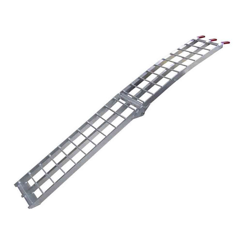 Load image into Gallery viewer, Arched, Bi-Fold, Single Aluminum Loading Ramp - 90&quot; long x 11&quot; wide (Sold each)
