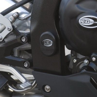 Load image into Gallery viewer, R&amp;G Racing Black Frame Plug RHS For 2012-2014 BMW S1000RR FI0042BK
