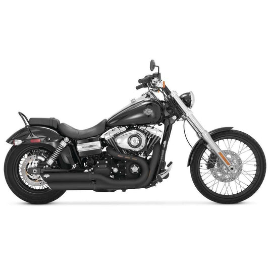 Vance And Hines Twin Slash Muffler 3in Slip On Exhaust Black With Fuelpak FP4