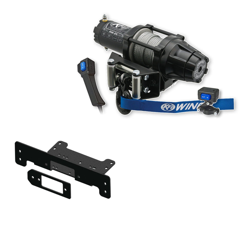 Load image into Gallery viewer, KFI Winch Kit For Kawasaki 400 Mule SX / XC 2017-2025
