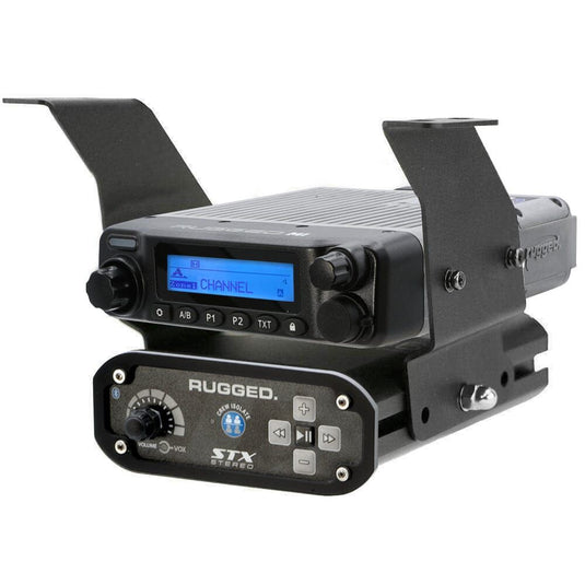 Rugged Radios Polaris XP1 Below Dash Mount for M1 / G1 / RM60 / RDM-DB / GMR45 Radio and Rugged Intercom MT-XP1-BD-RM60
