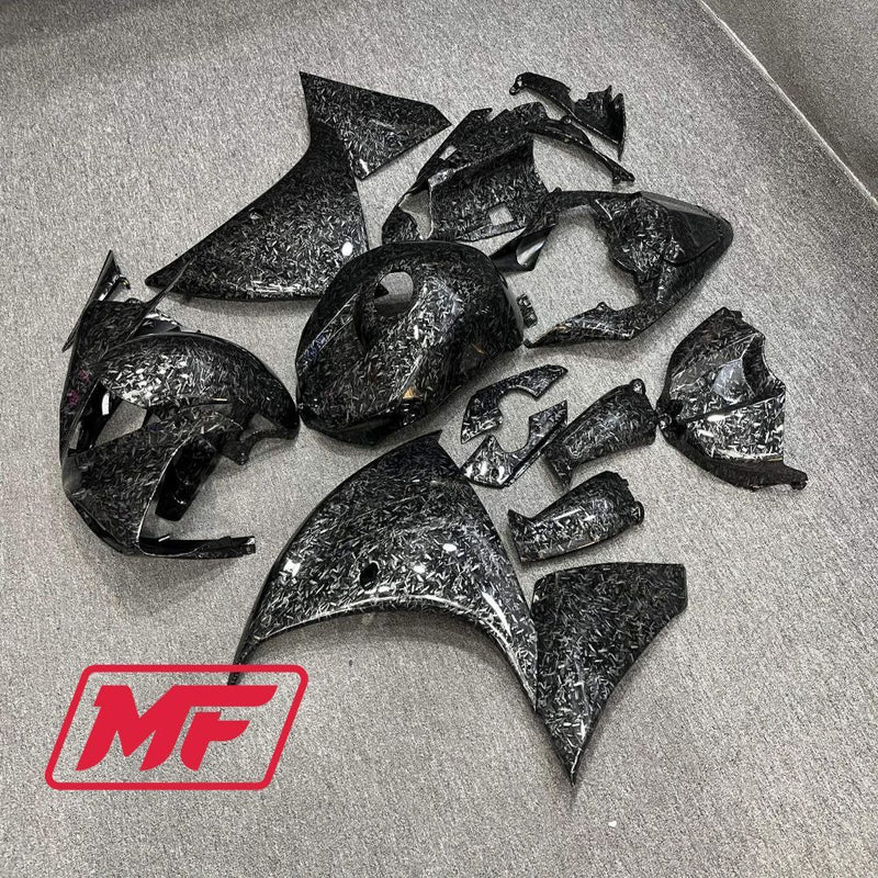 Load image into Gallery viewer, Monster Fairings Full Kit Yamaha R1 09-11 Forged Carbon Fiber Style + Windshield + Gas Tank Cover
