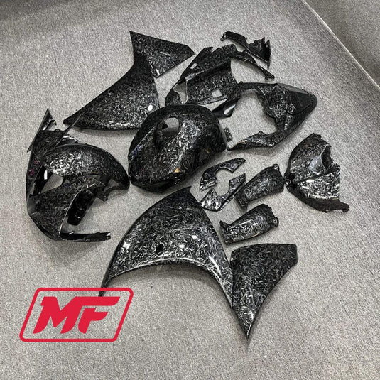 Monster Fairings Full Kit Yamaha R1 09-11 Forged Carbon Fiber Style + Windshield + Gas Tank Cover