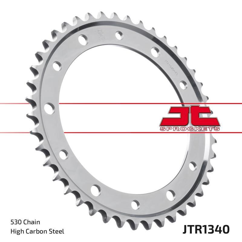 Load image into Gallery viewer, JT Sprockets Rear Steel Sprocket 44 Tooth 44T 530 Chain JTR1340.44
