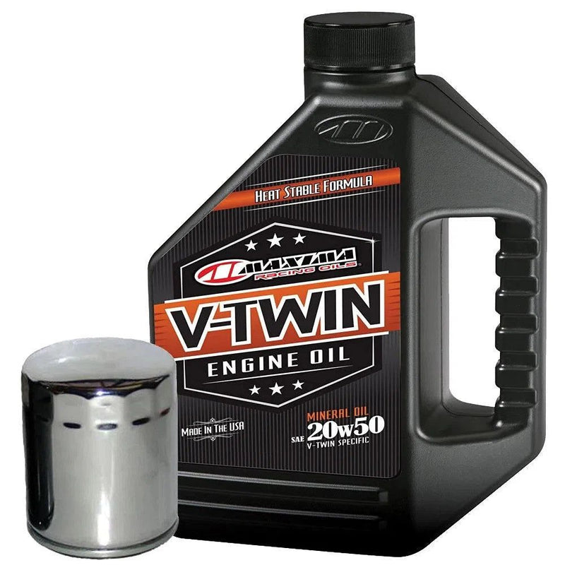 Load image into Gallery viewer, Engine Oil Change Kit for Harley Davidson Evolution V-Twin HF170C Maxima HIFLO
