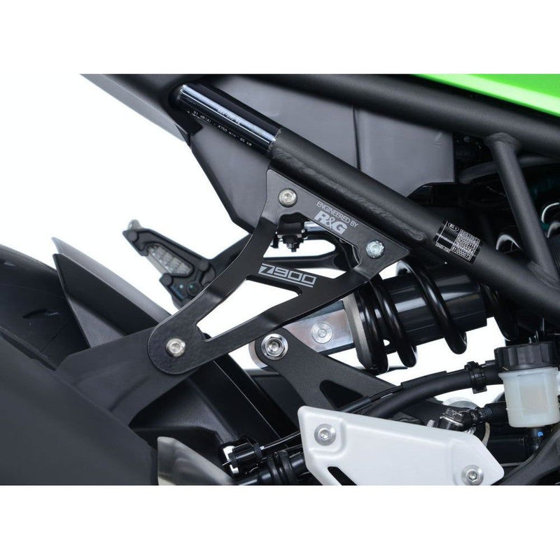 Load image into Gallery viewer, R&amp;G Racing Black Exhaust Hanger For 2017-2019 Kawasaki Z900 ZR900 EH0074BK
