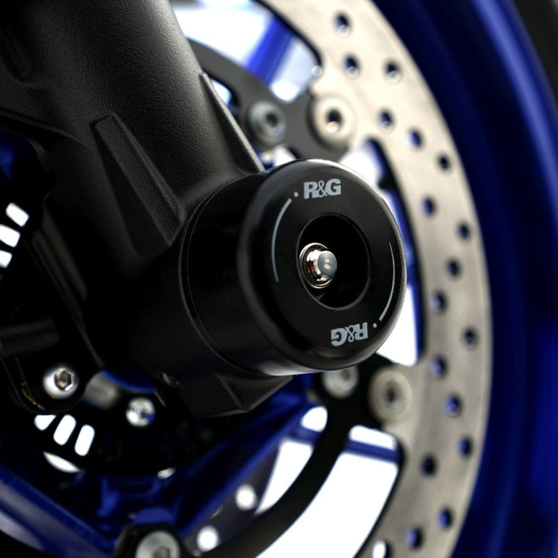 Load image into Gallery viewer, R&amp;G Racing Black Fork Protectors For 2021-2024 Yamaha MT-07 FZ-07
