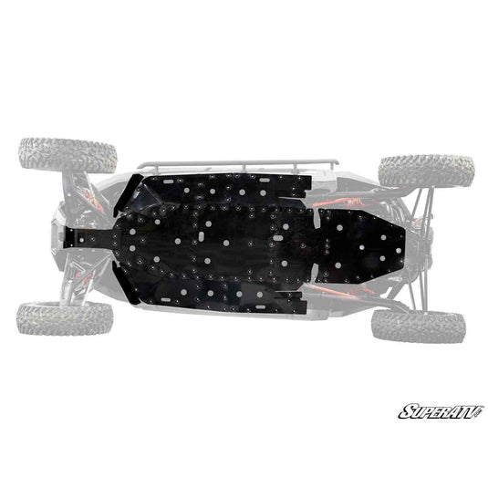 SuperATV Polaris RZR Turbo R 4 Full Skid Plate FSP-P-RZRTR4