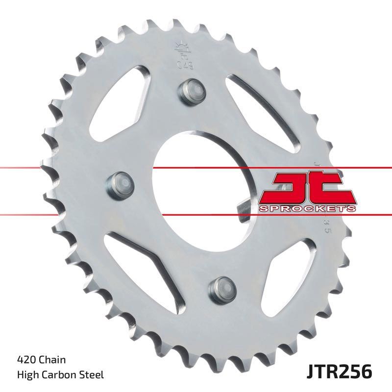 Load image into Gallery viewer, JT Sprockets Rear Steel Sprocket 38 Tooth 38T 420 Chain JTR256.38
