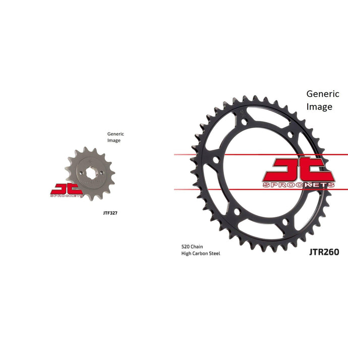 Front and Rear Steel Sprocket Kit for OffRoad HONDA XR250L 1991-1996