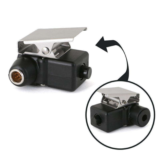 Rugged Radios Belt Station Push to Talk PTT for OFFROAD wired headsets and helmets PTT-BELT-MT-5P