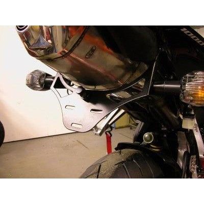 Load image into Gallery viewer, R&amp;G Racing Black Tail Tidy License Plate Holder For 2004-2007 Honda CBR1000RR Fireblade
