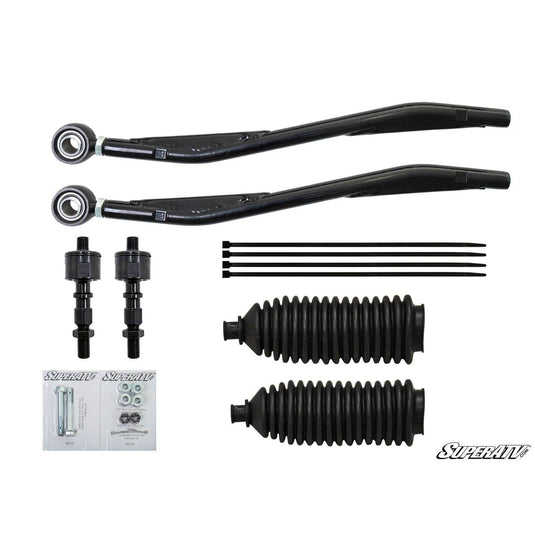 SuperATV Polaris Ranger XP 900 Z-Bend Tie Rod Kit - Replacement for SuperATV Lift Kits TRRA-P-RAN900-Z6-14-02